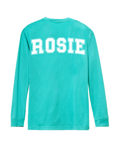 Long Sleeve Rosie Tee (Carribean)