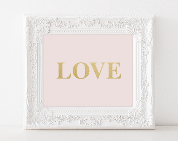 PINK LOVE PRINT