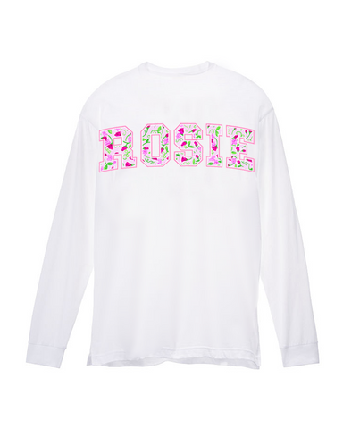 Long Sleeve Rosie Tee (Rosebud)