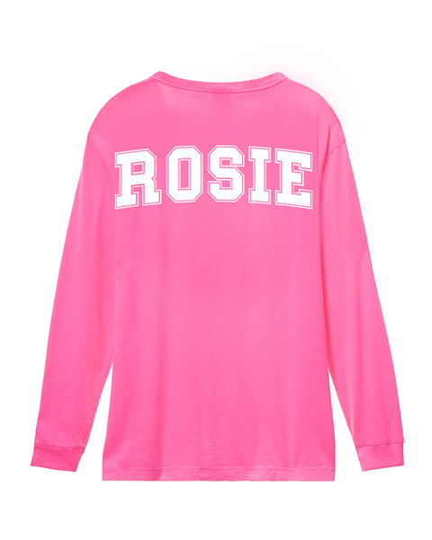 Long Sleeve Rosie Tee (Lollipop)